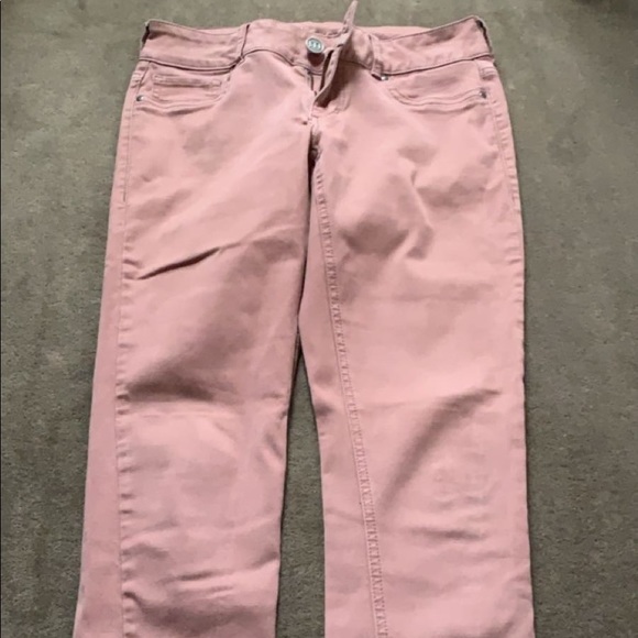 Maurices Pants - Pink Stretchy Skinny Jeans